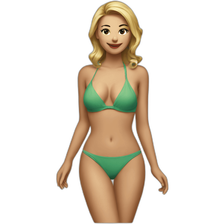 Dames bikini emoji