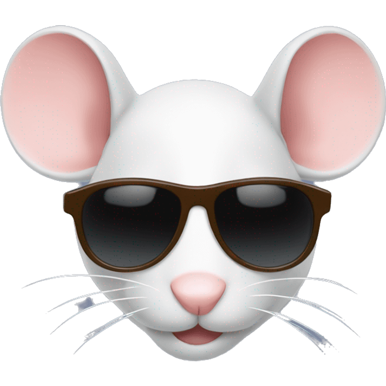 multiple mice with dark non seethe sunglasses emoji