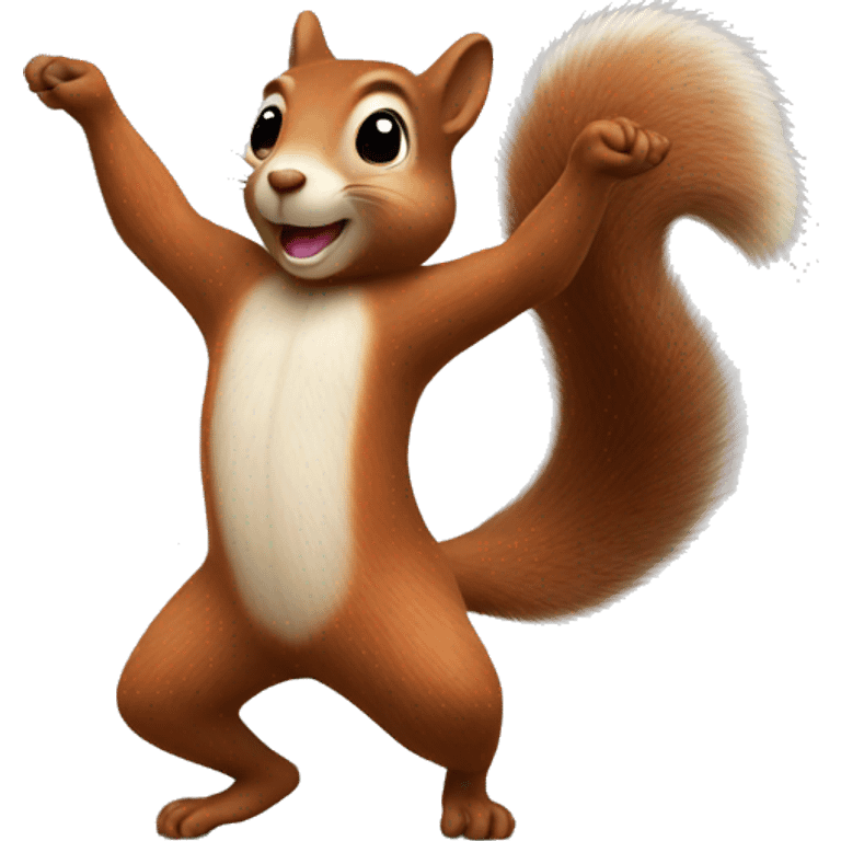 Dancing squirrel emoji