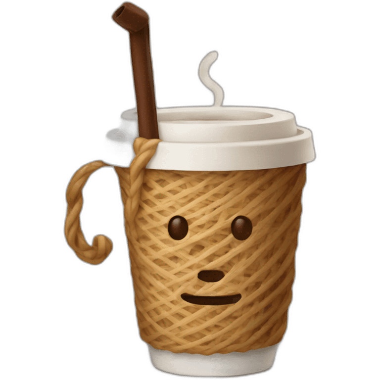 extra string coffee emoji