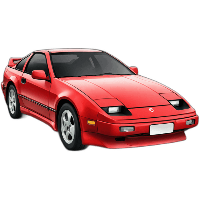 Red 300zx turbo saudi plate emoji