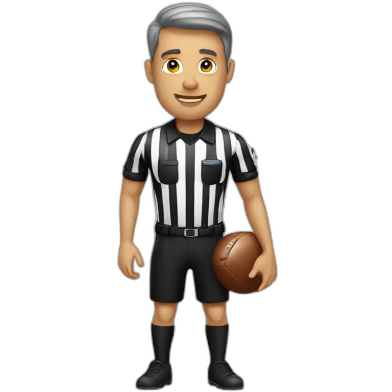 Football referee emoji