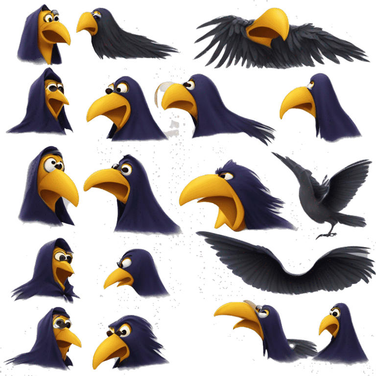 Dread Bird: The Feathered Phantom

Big Bird Disney Villain: The Feathered Phantom A flight-obsessed, intimidating villain with an eerie silence, The Feathered Phantom haunts skies, wearing a cloak of shadowy feathers and gliding silently above. emoji