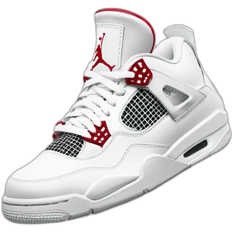 airjordan4 white emoji