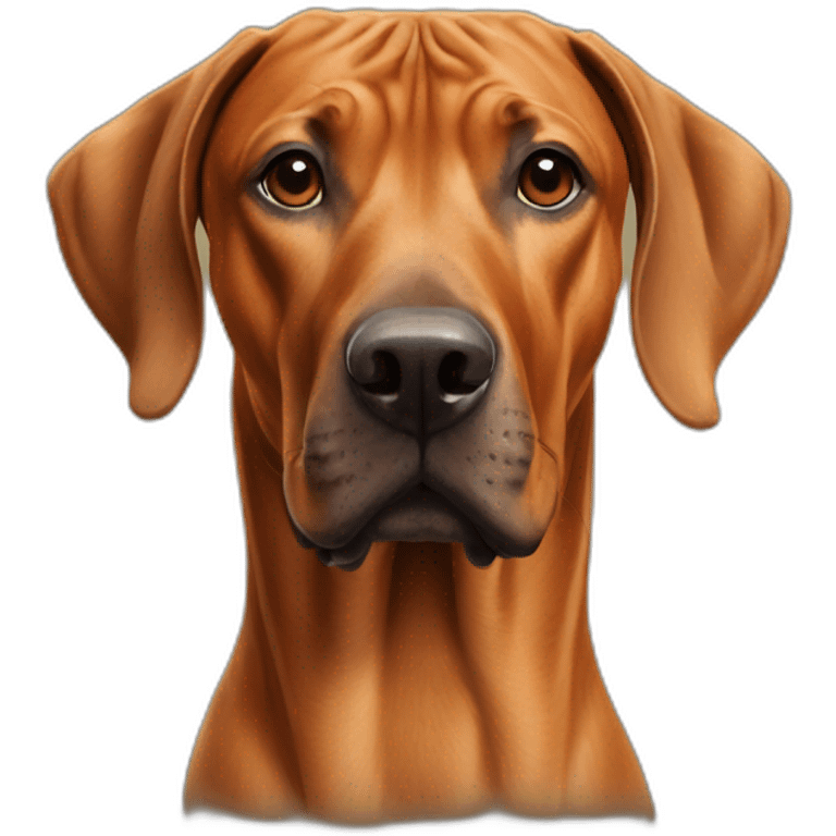 Daisy the Rhodesian Ridgeback emoji