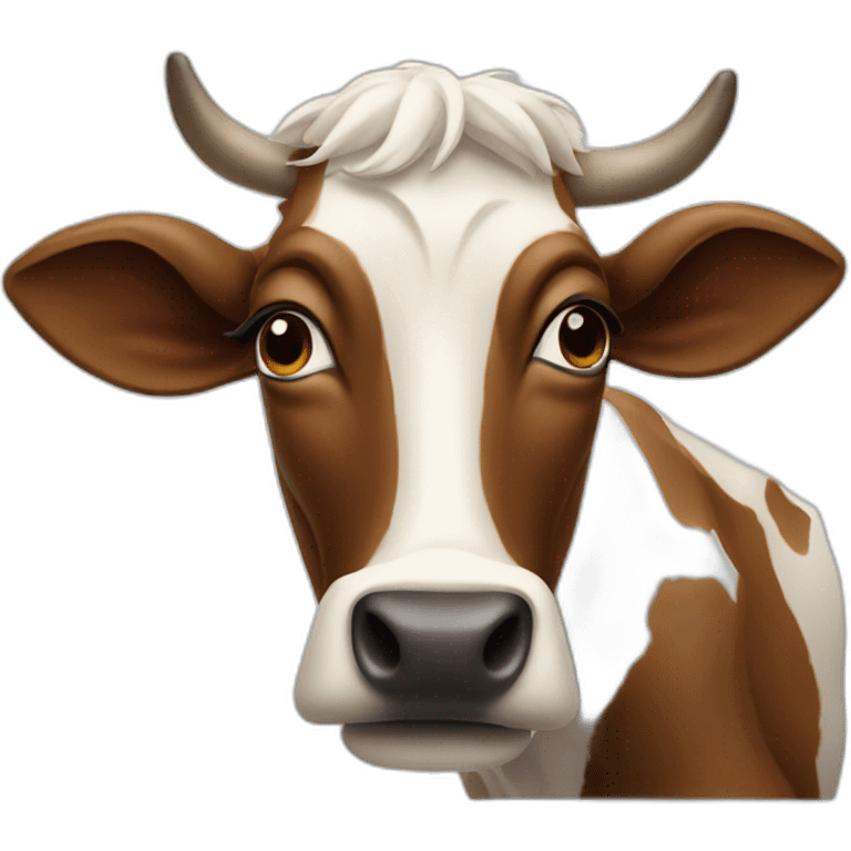 Vache qui rigole emoji