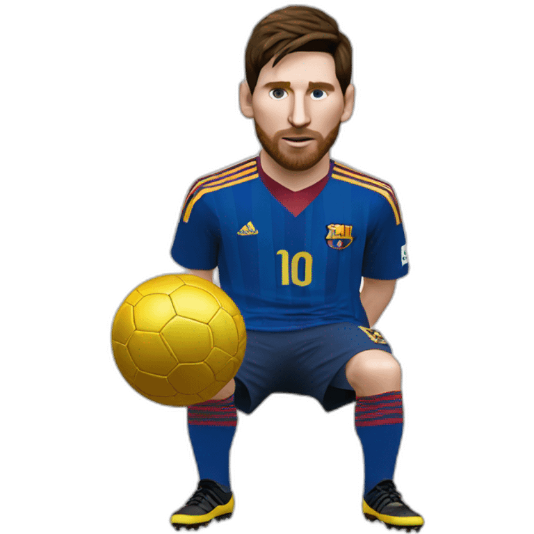 Messi ballon d’or emoji