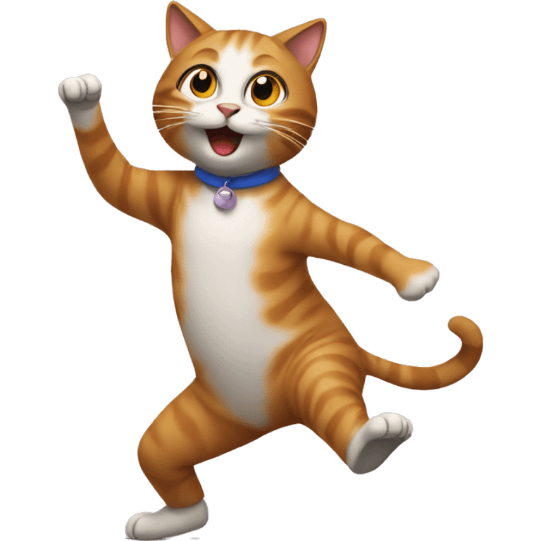 Cat dancing  emoji