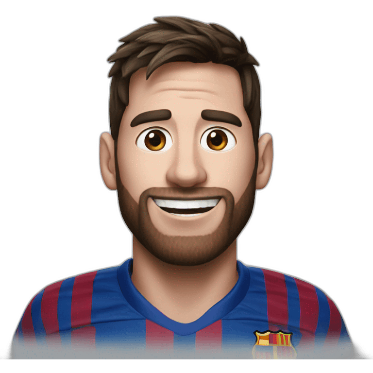 boo face in messi emoji