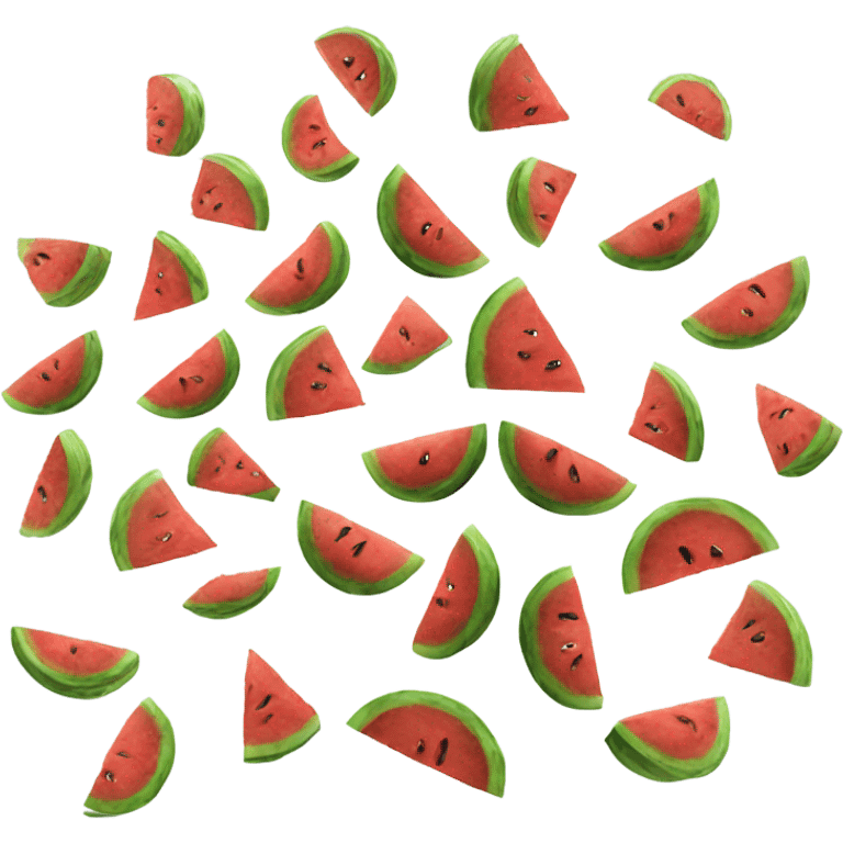 Angry watermelon  emoji