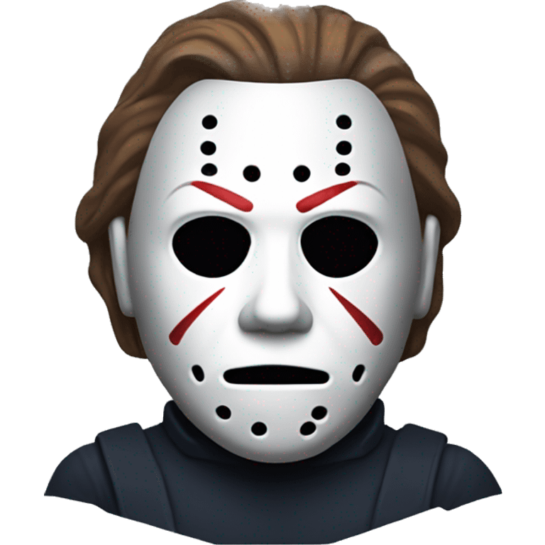 Michael Myers playing ps5 emoji