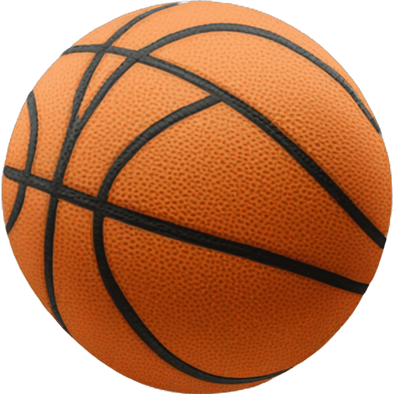 A live basketball emoji