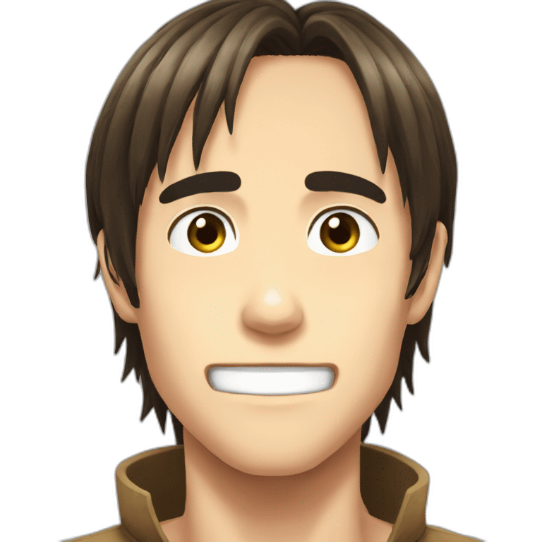 Eren yaeger long hair emoji