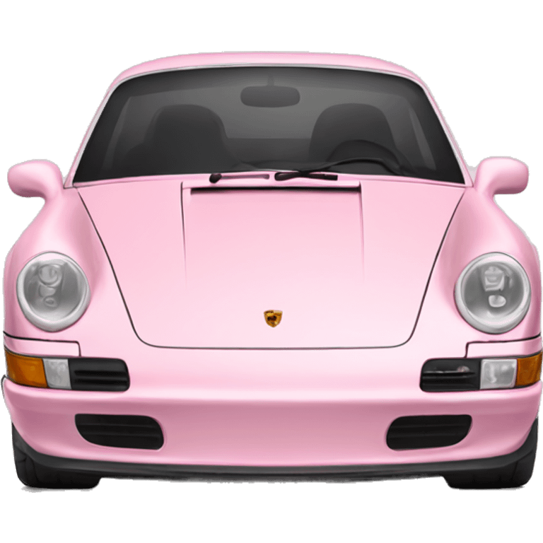 Soft pink Porsche  emoji