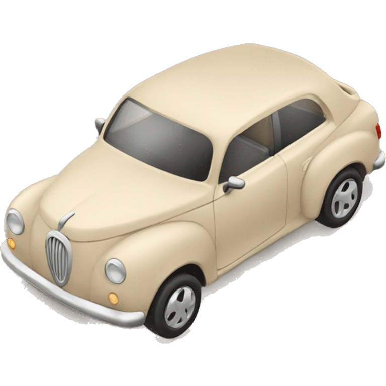 Car color beige  emoji