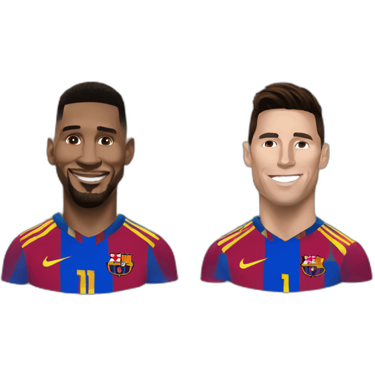 Messi and Ronaldo  emoji