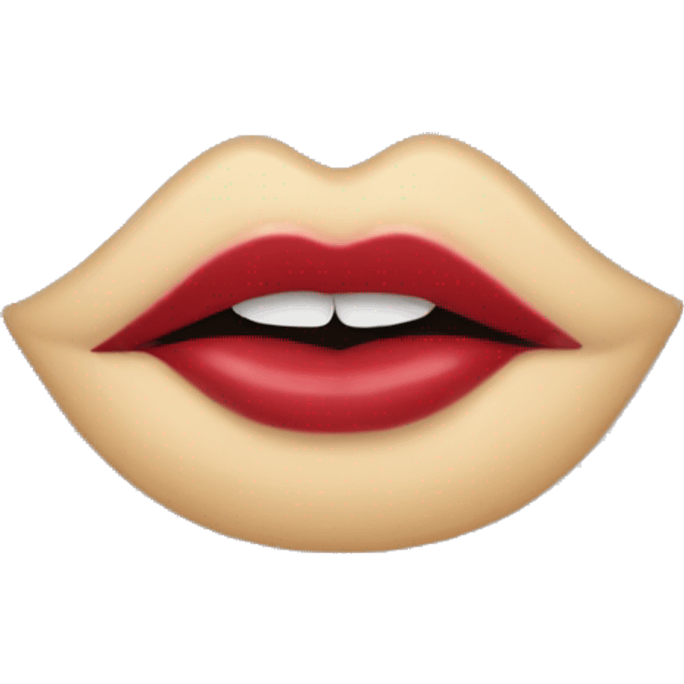 The lips from Rocky horror picture show emoji