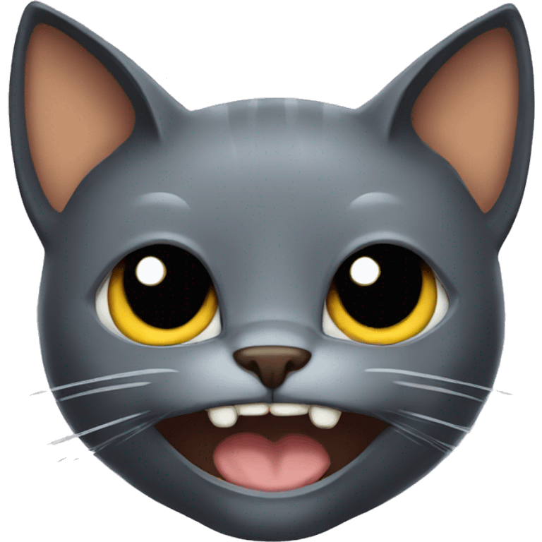 Funny Batman cat emoji