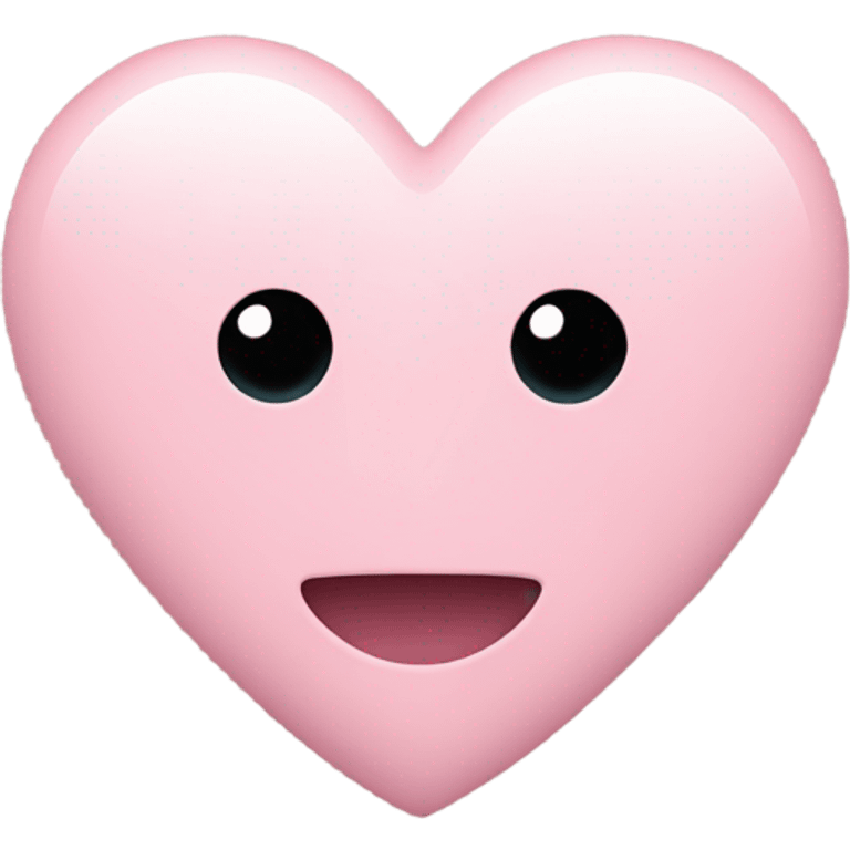 pastel pink heart emoji