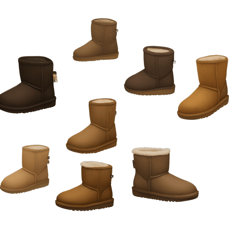 A pair of ugg minis emoji