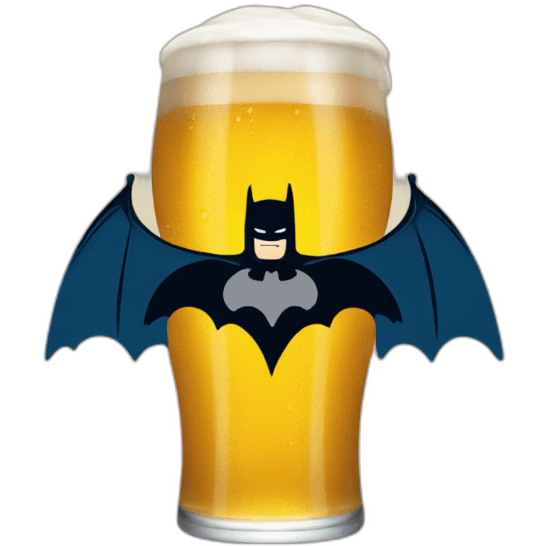 Batman beer emoji