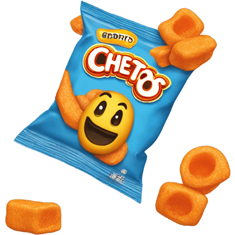 Cheetos snack emoji