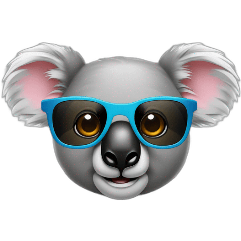 Koala avec des lunettes de soleil emoji