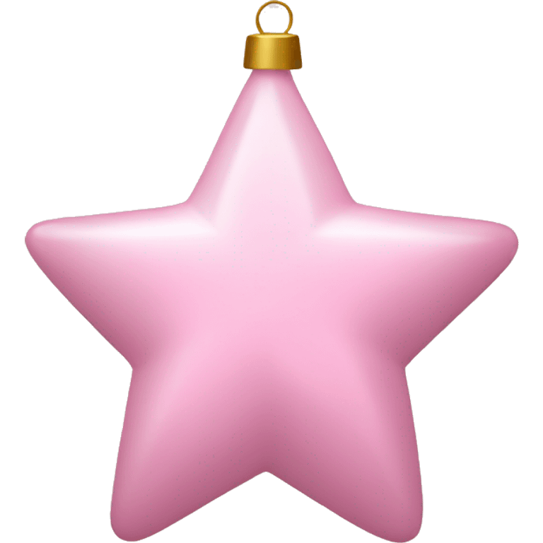 Light pink star ornament emoji