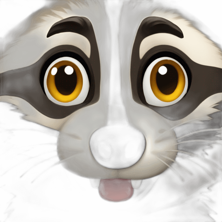 raccoon gargle emoji