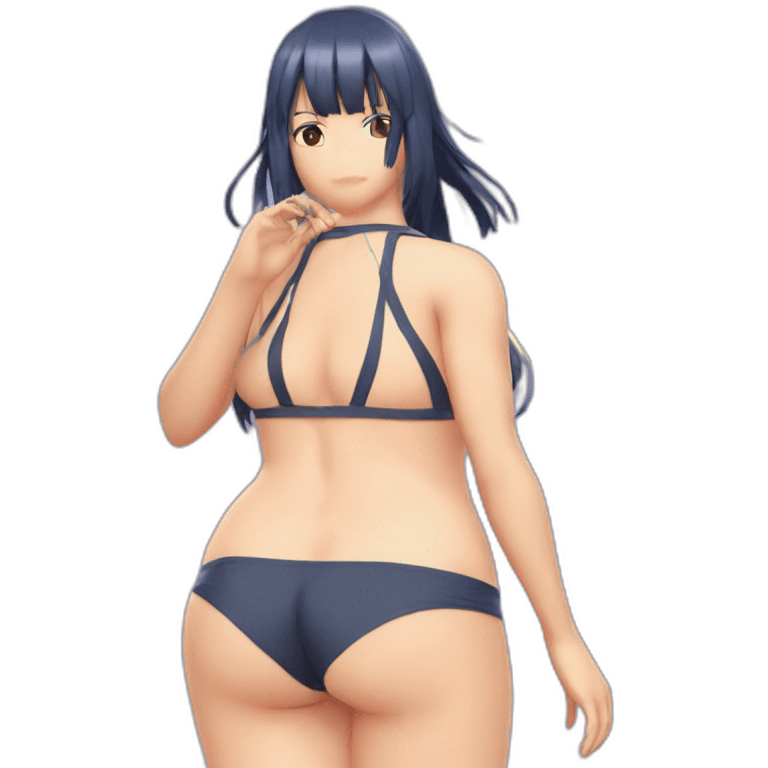 hinata hyuga full body pawg micro bikini back focus emoji