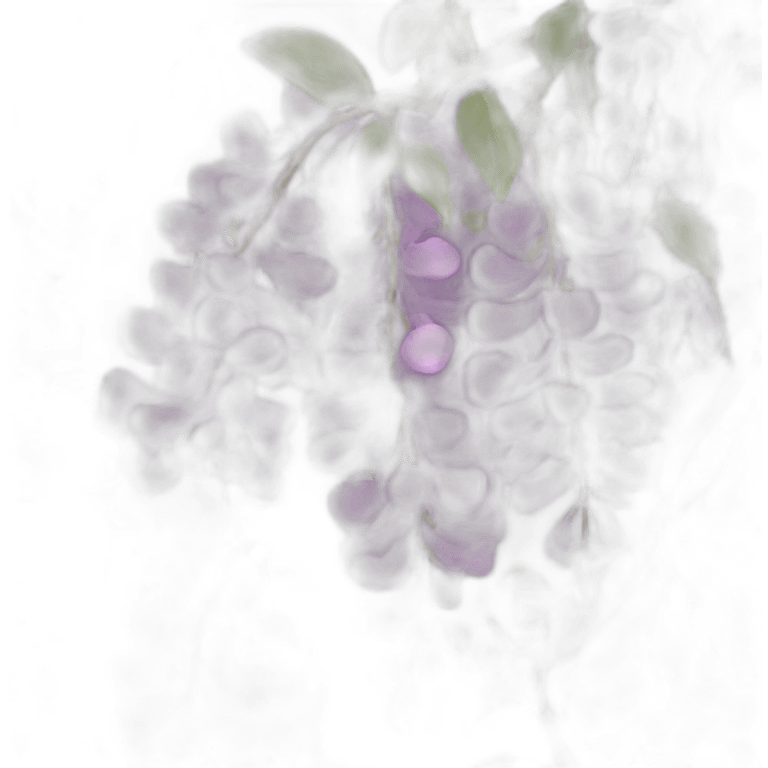 Pink wisteria flowers tree emoji