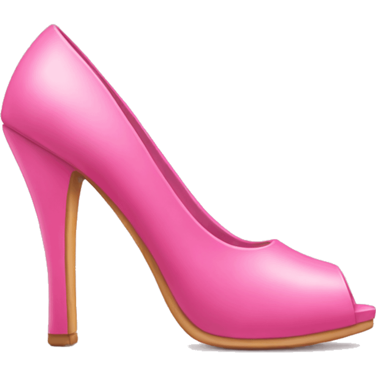 Pink heel  emoji