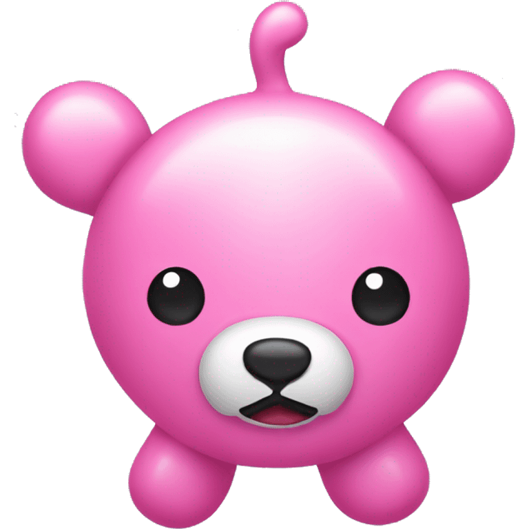 Pink balloon animal emoji