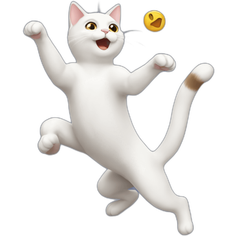 cat jump emoji