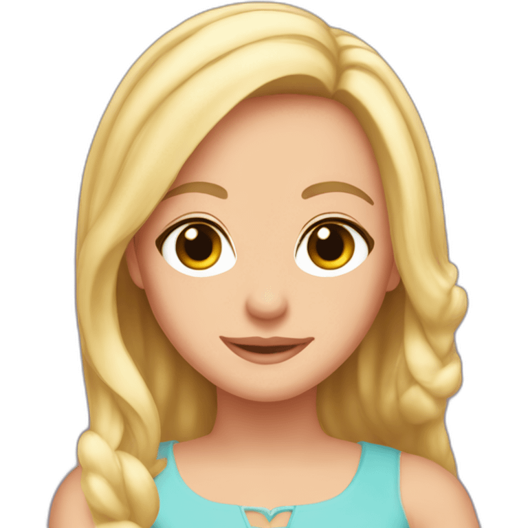 Regina george de cabelo marrom emoji