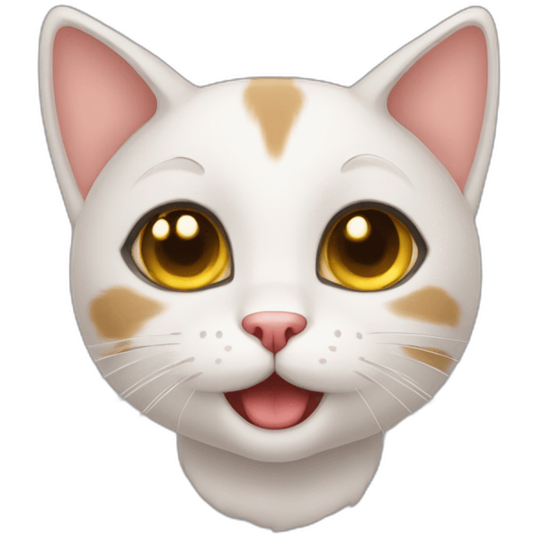 A very very cute cat emoji