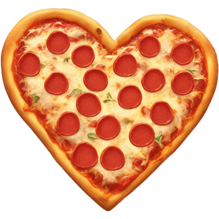 Heart pizza emoji