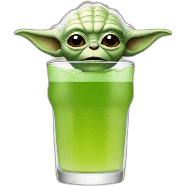 Yoda drink emoji