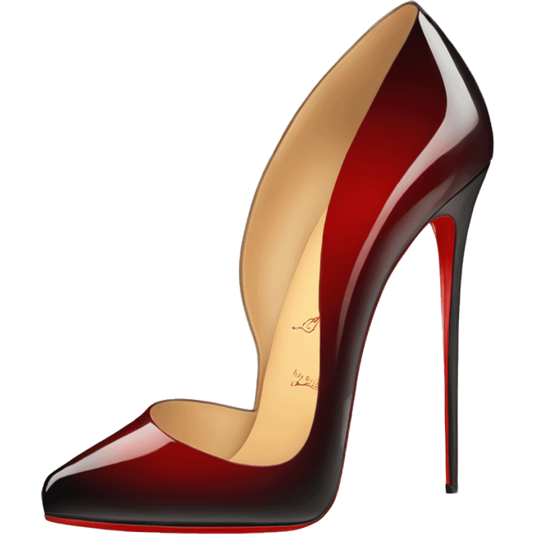 christian louboutin high heels  emoji