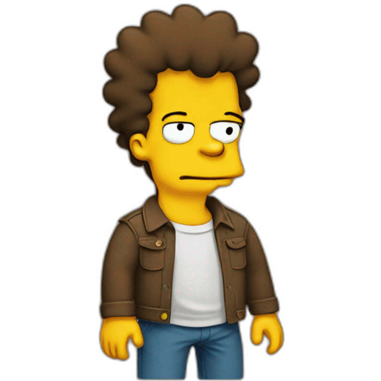 Brown shirt Bart simpson emoji