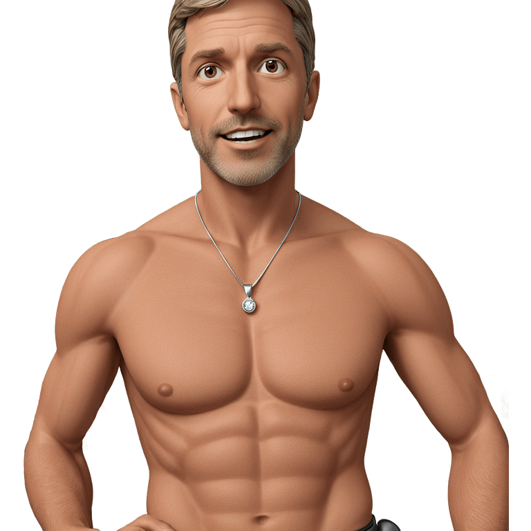 male figure with jewelry display emoji