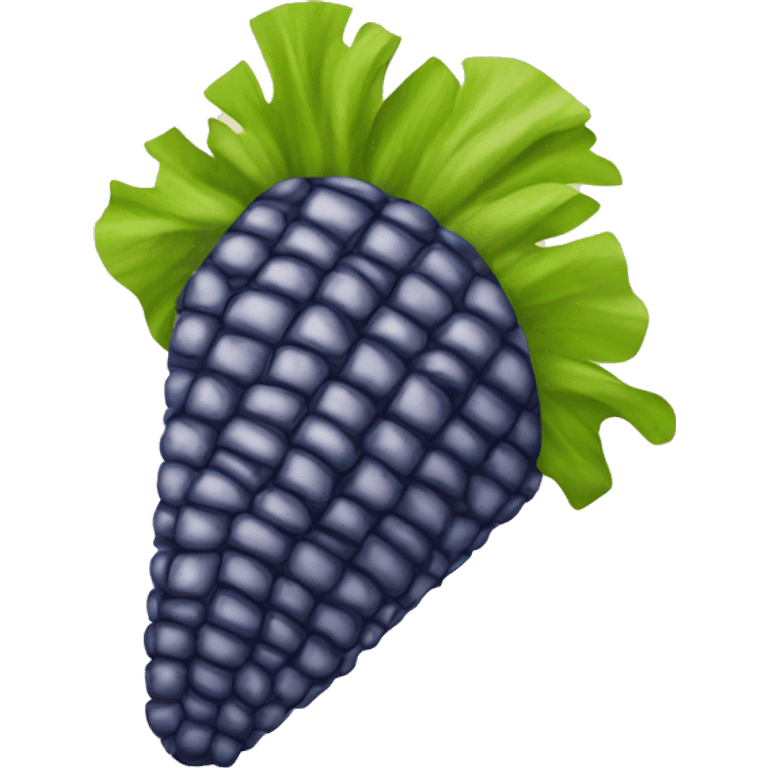 a blue corn taco emoji