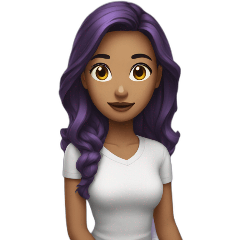 Twitch girl emoji