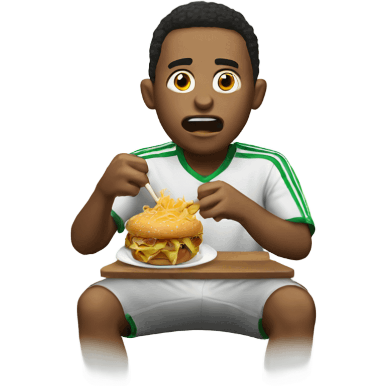 Gol eating Gol emoji