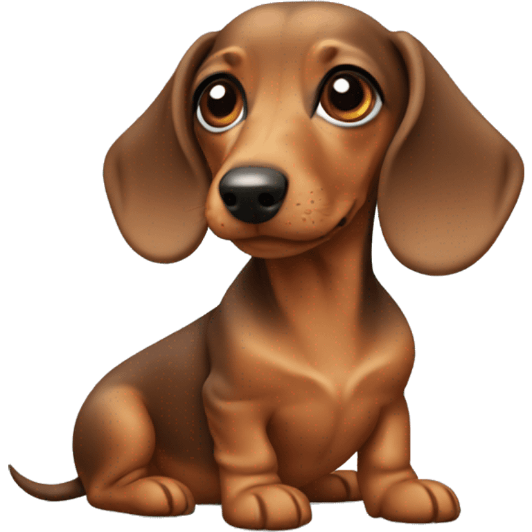 Miniature dachshund  emoji