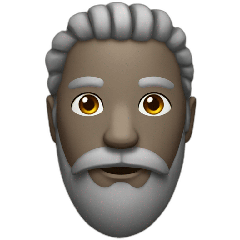 Komodo with beard emoji