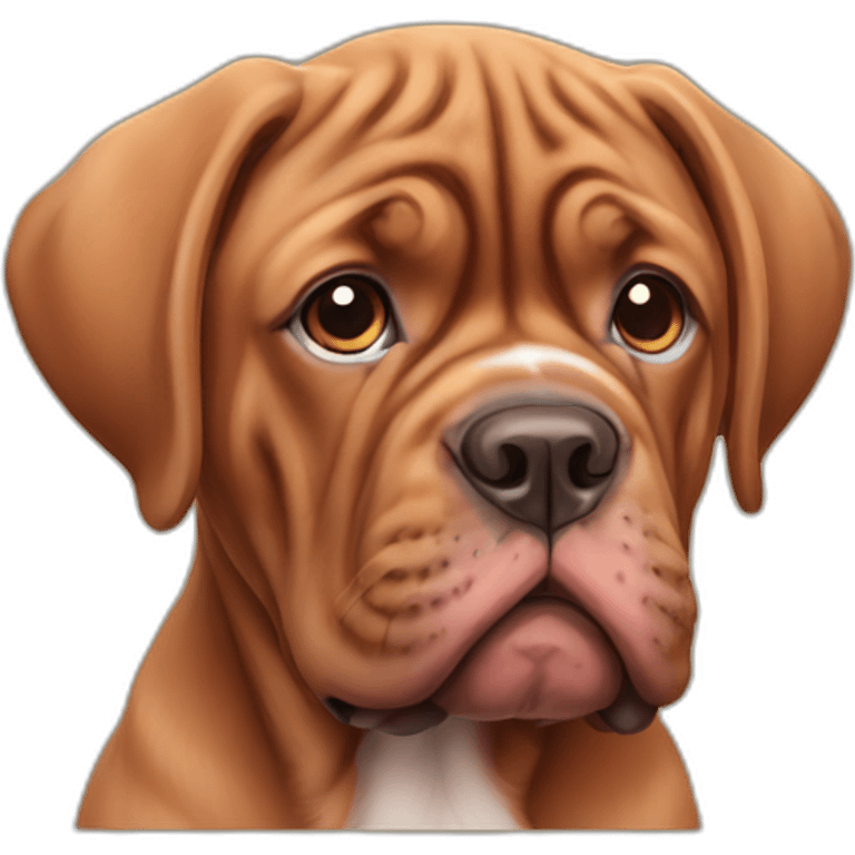 french mastiff puppy emoji