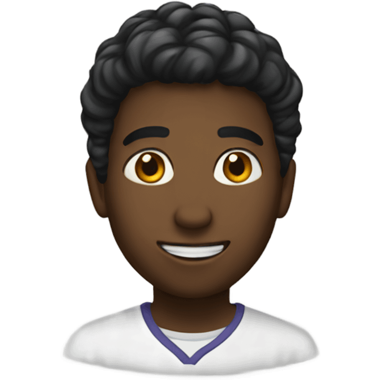 Una persona de negro  emoji