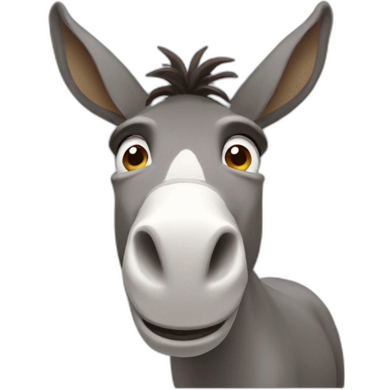 donkey taking a selfie emoji