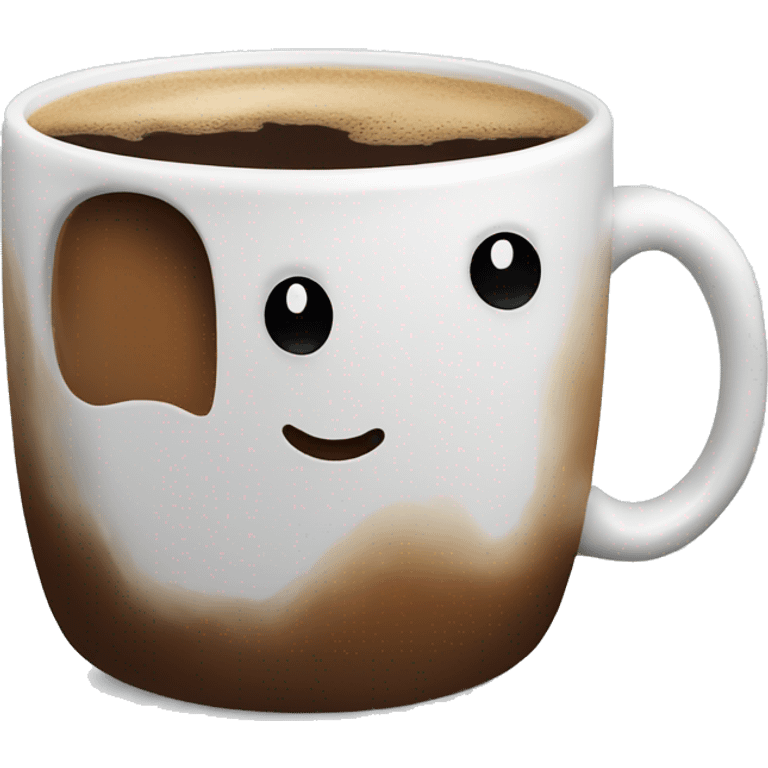 Hot coffee in a Big mug emoji